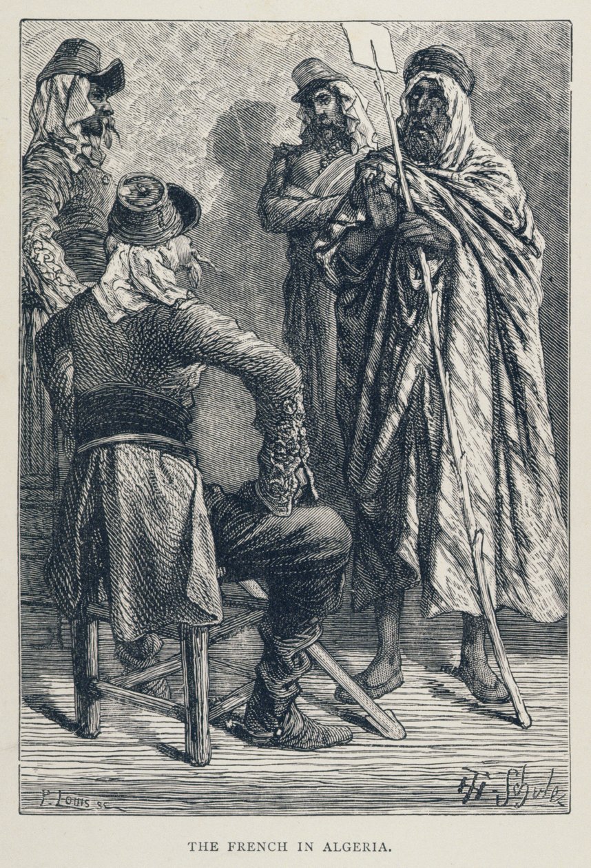 The French in Algeria, engraved by P. Louis, from 