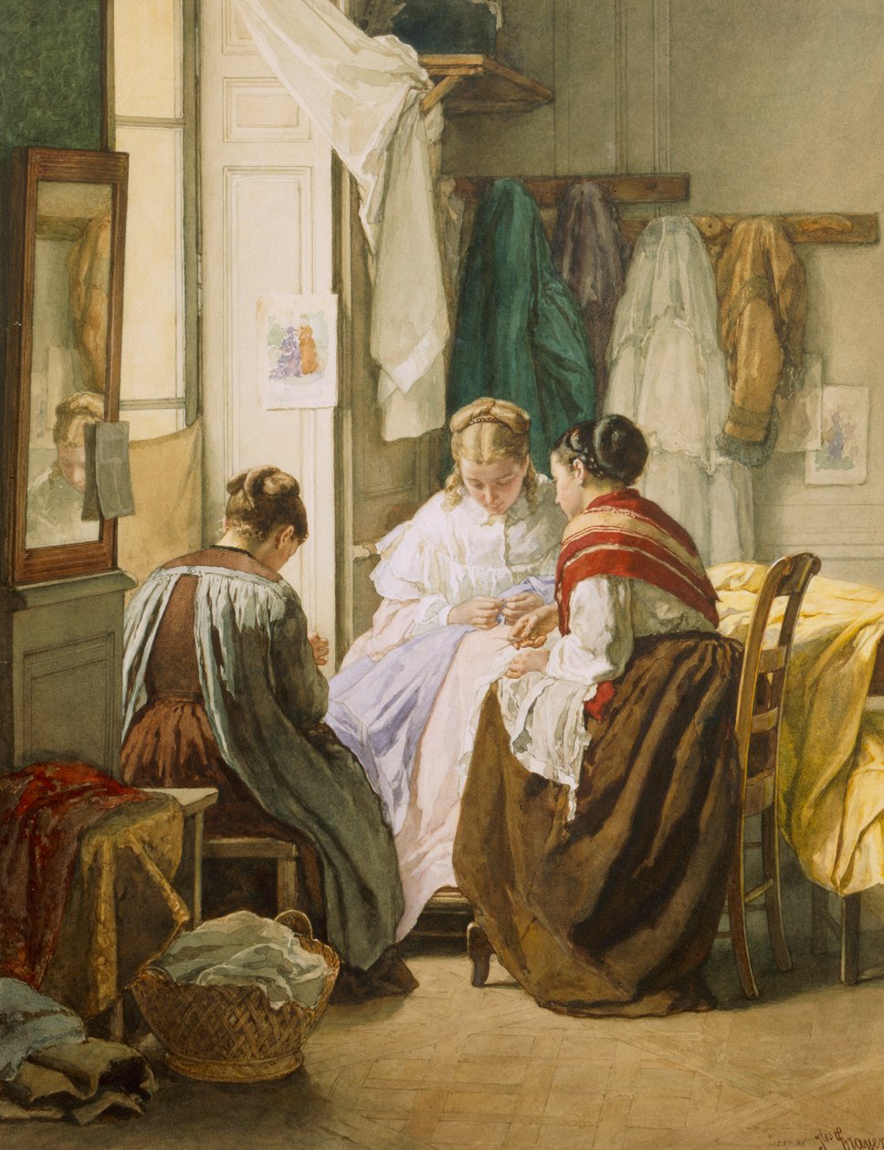 The Dressmakers by Jules Trayer