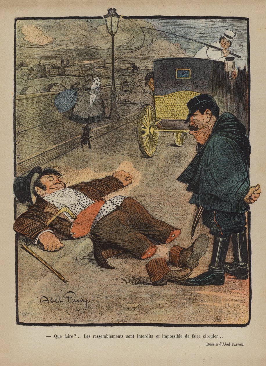 Illustration for Le Rire by Jules Abel Faivre