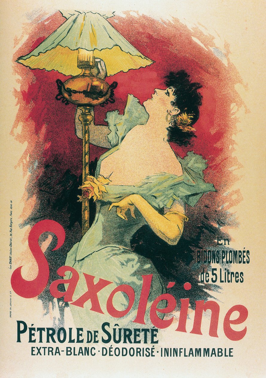 Saxolein 1891 by Jules Cheret