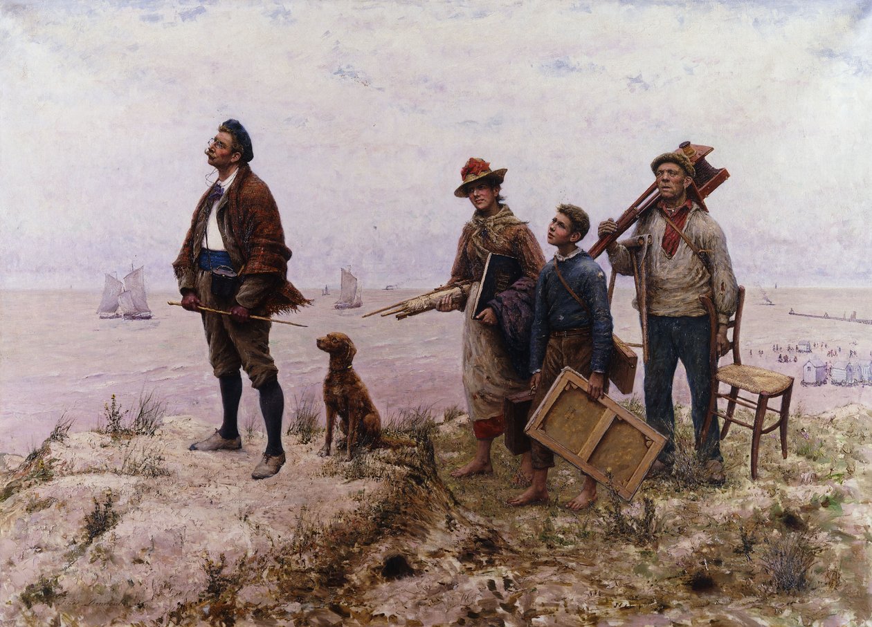 An Amateur Painter by Jules Denneulin