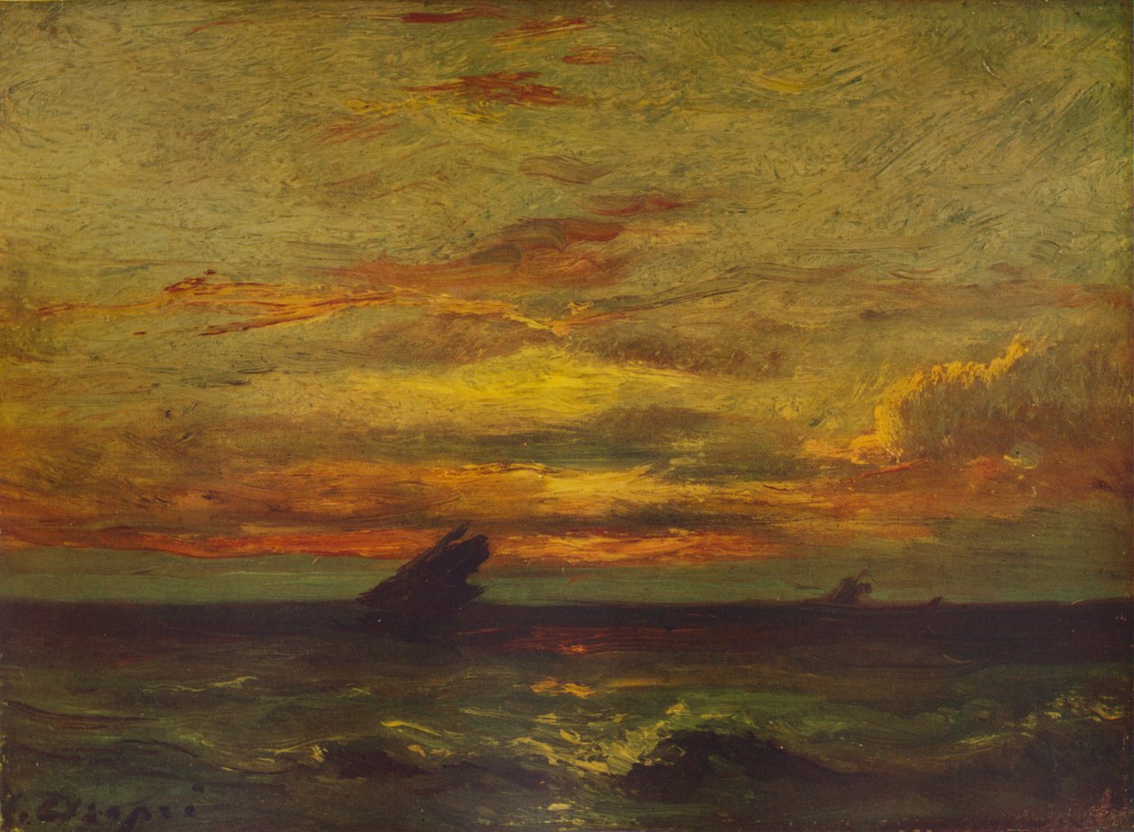 Coucher du Soleil by Jules Dupré