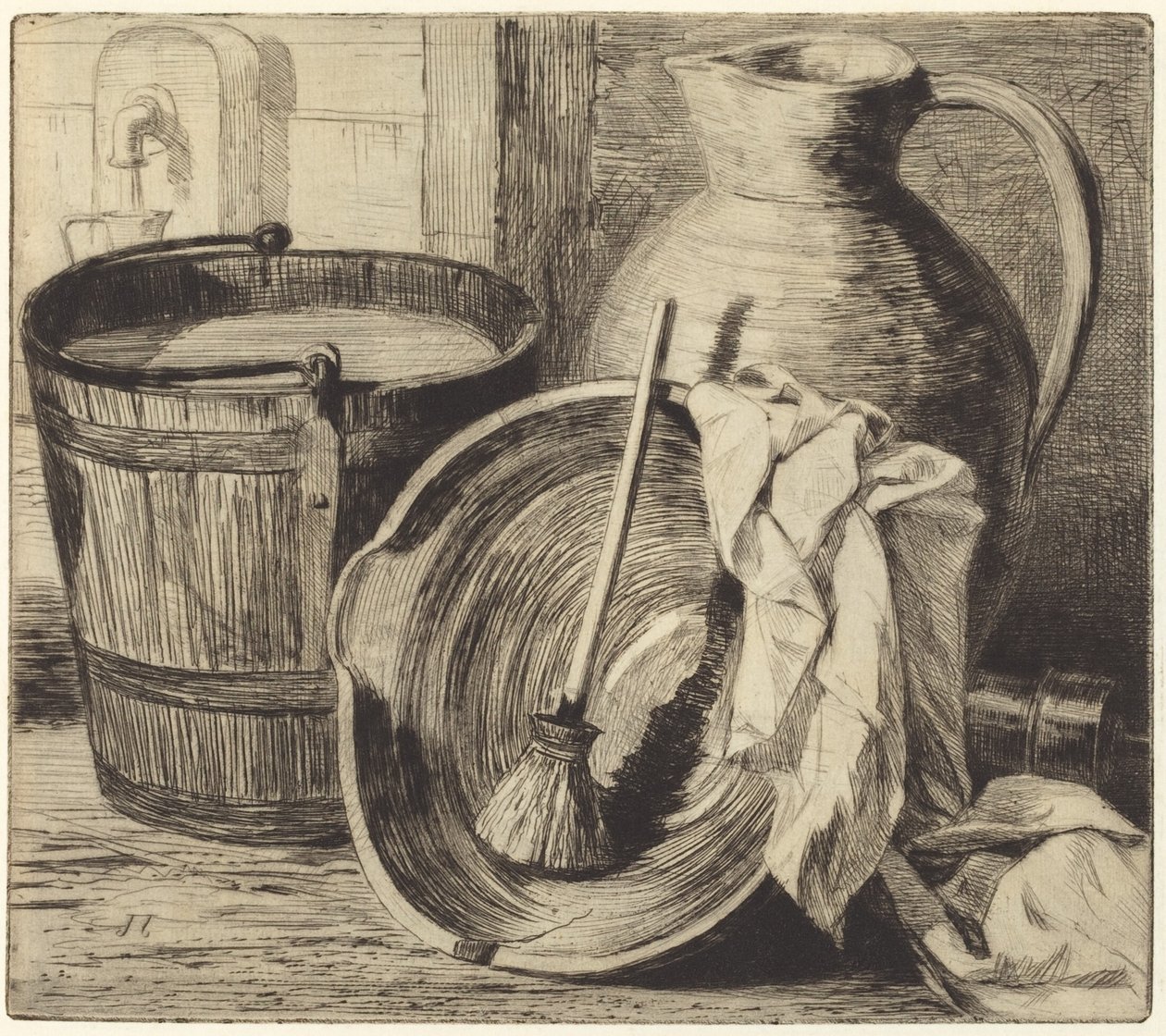 Water by Jules Ferdinand Jacquemart