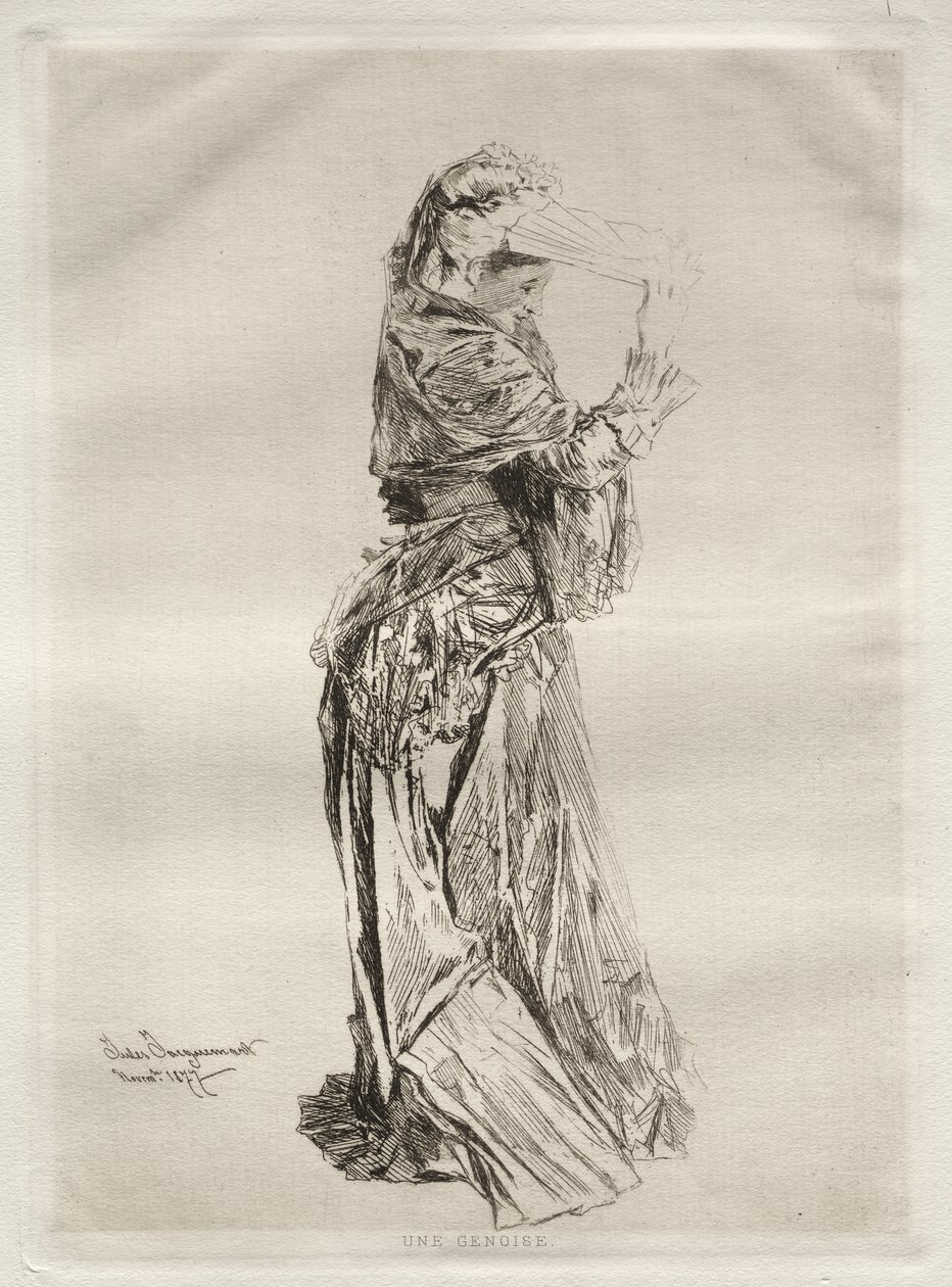A Genoise by Jules Jacquemart