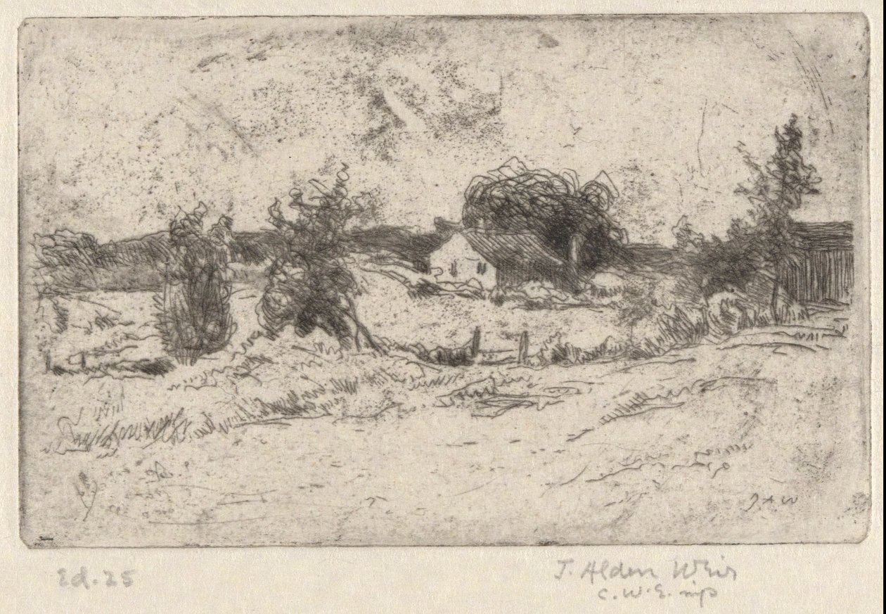 The Farm by Julian Alden Weir