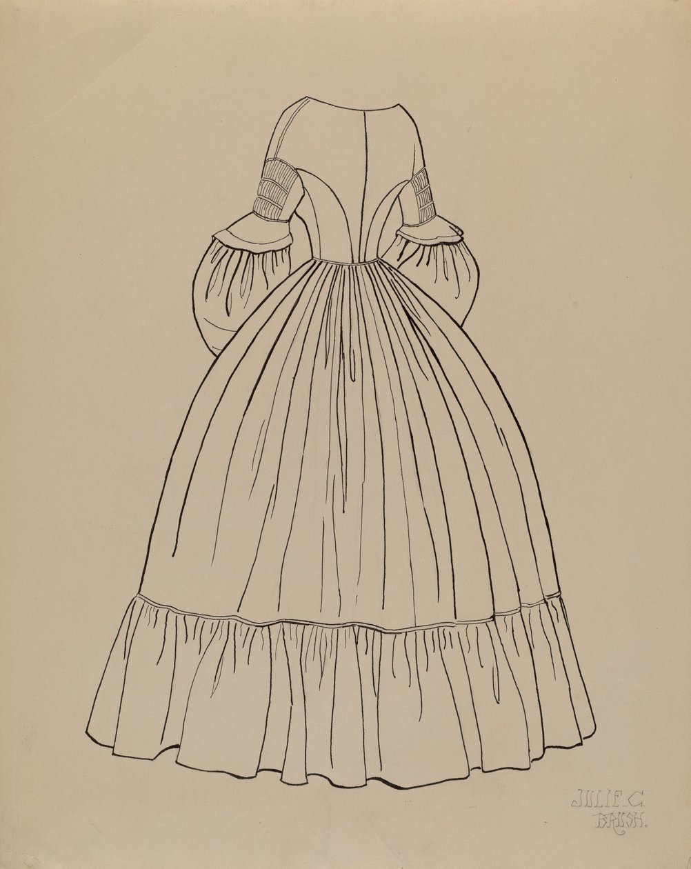 Dress by Julie C. Brush