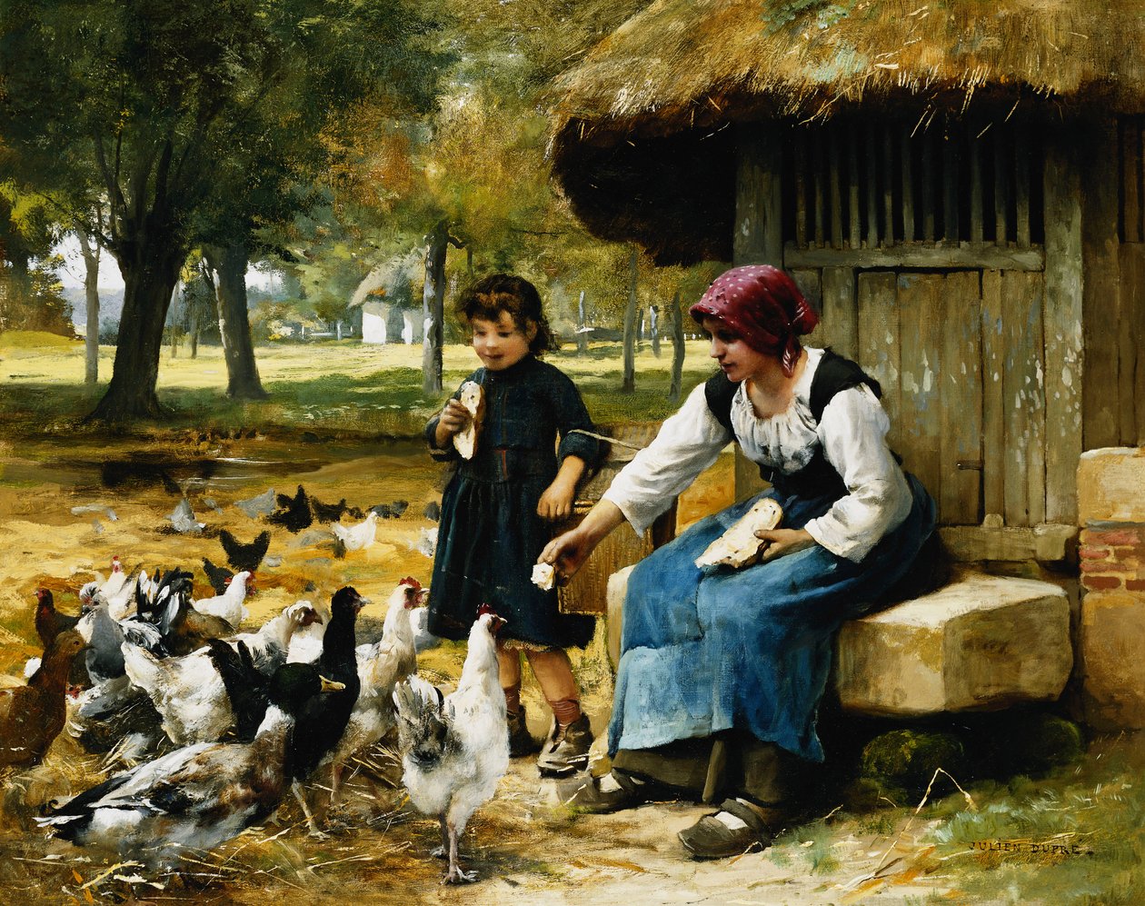 Feeding Time by Julien Dupre