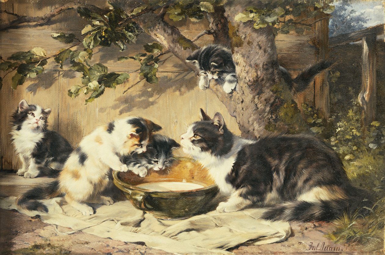 The Bowl of Milk by Julius Adam