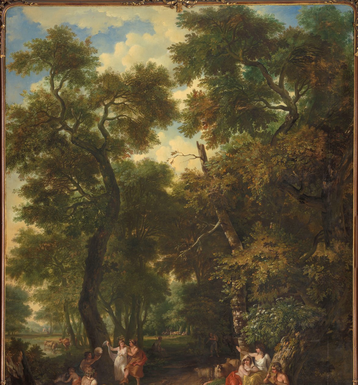 Arcadian Landscape with Musicians and Dancing Shepherds by Jurriaan Andriessen