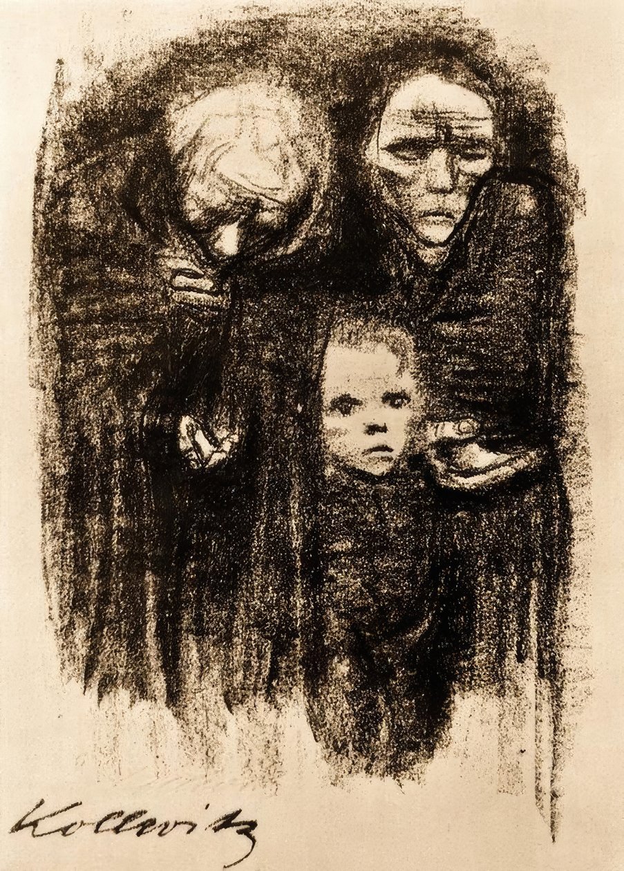 Begging by Käthe Kollwitz