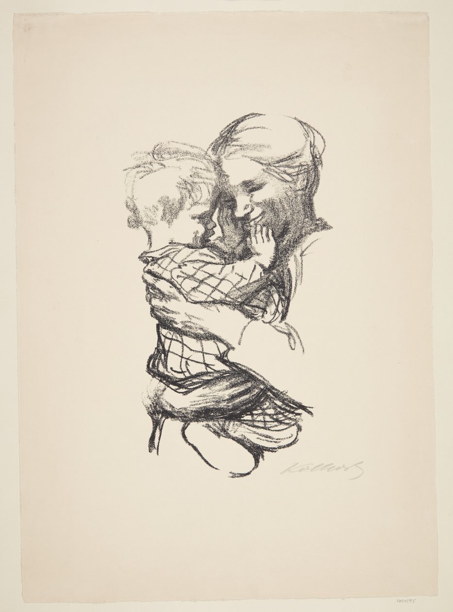 Mother with Child in Her Arms by Käthe Kollwitz