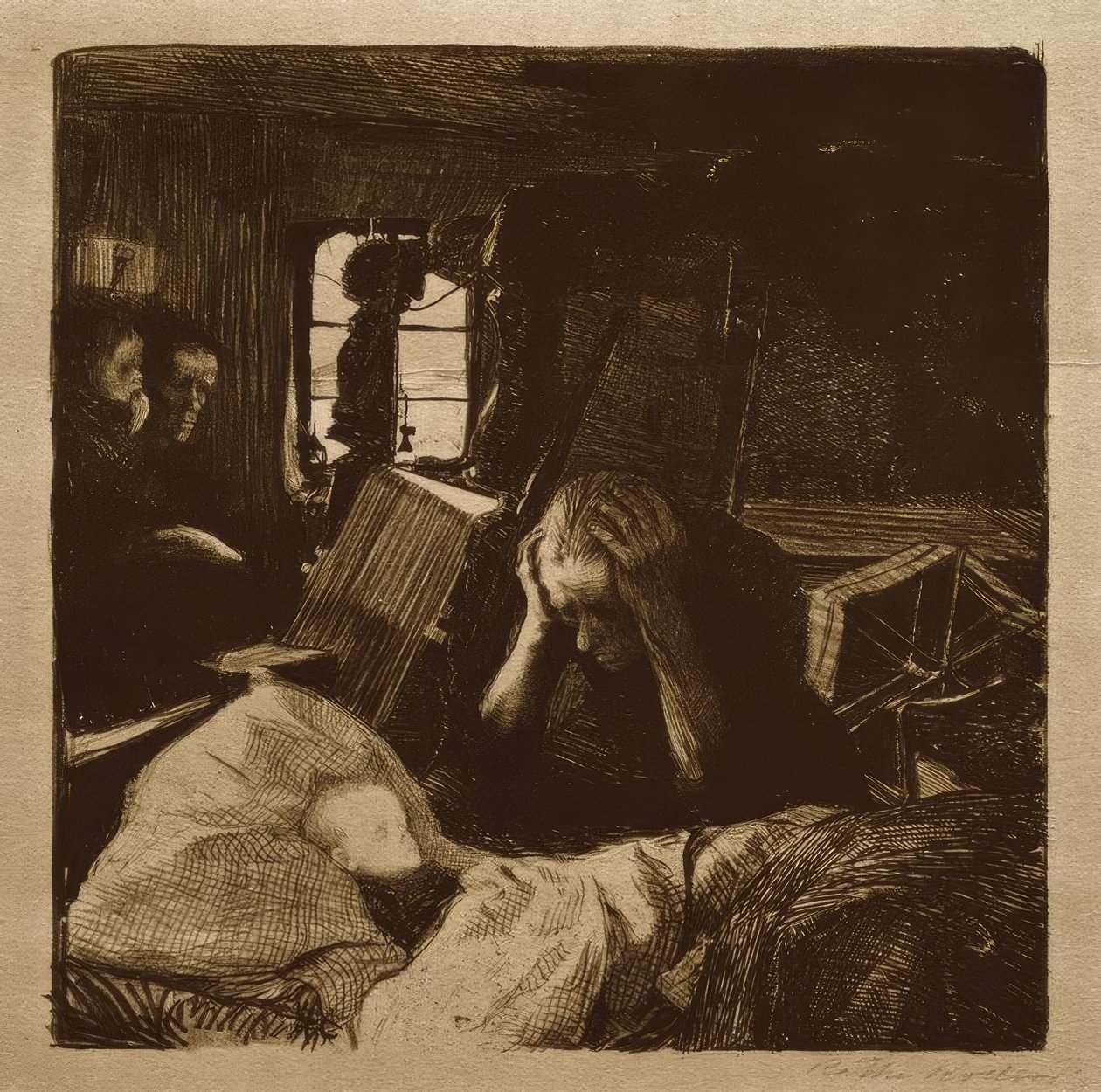 Distress by Käthe Kollwitz