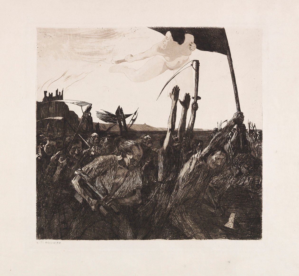 Revolt by Käthe Kollwitz