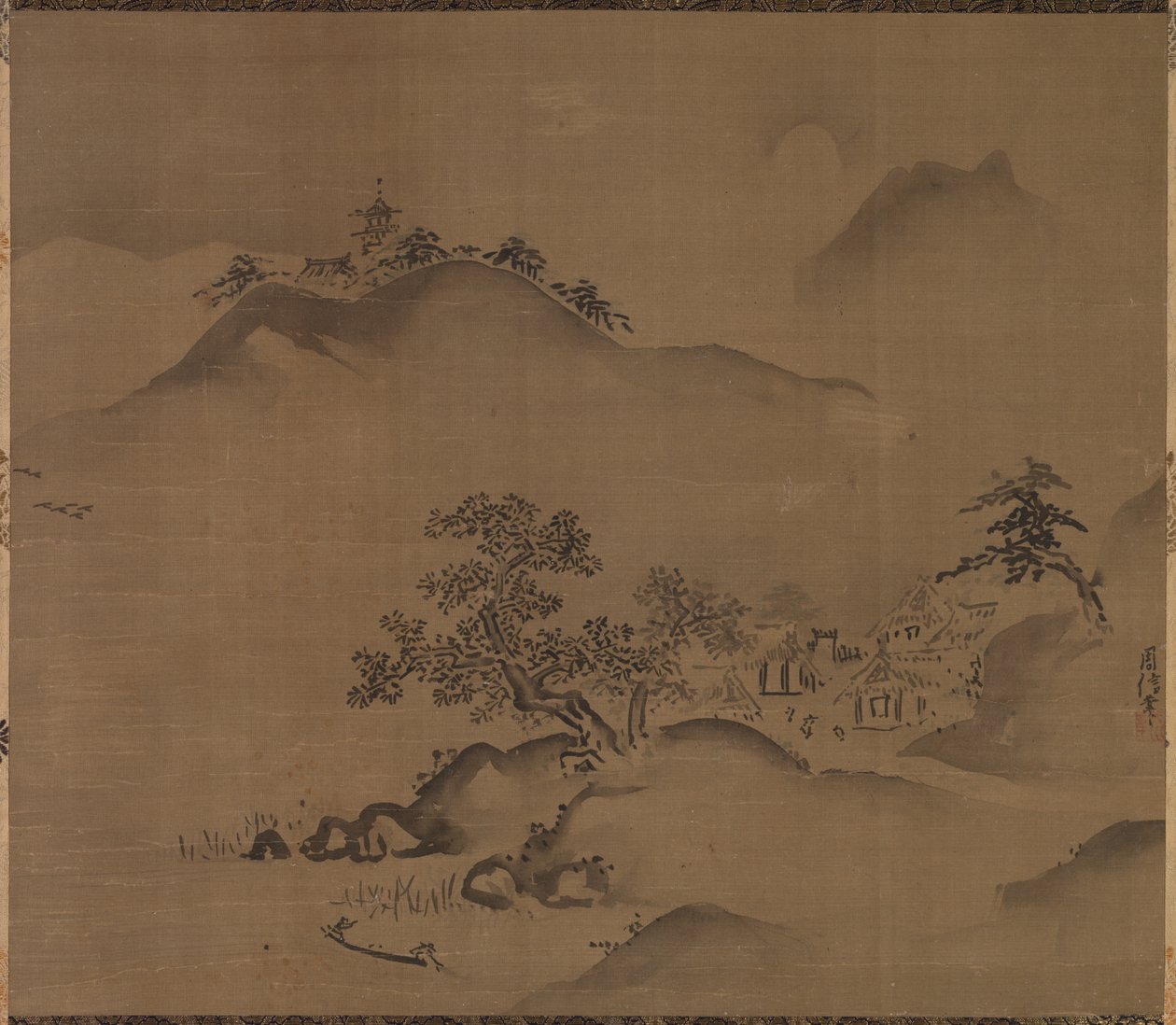 Landscape by Kano Chikanobu