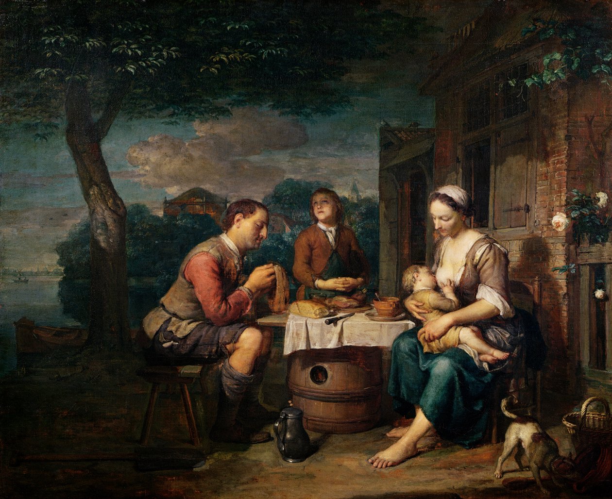 Saying Grace by Karel de Moor