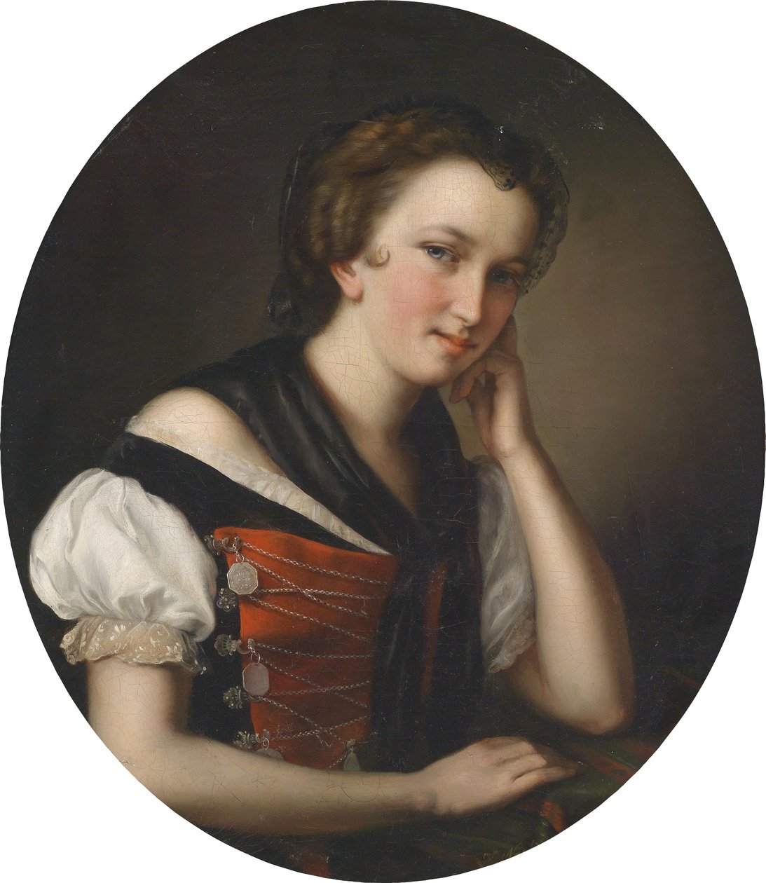 Portrait of a Girl by Karl Nagl