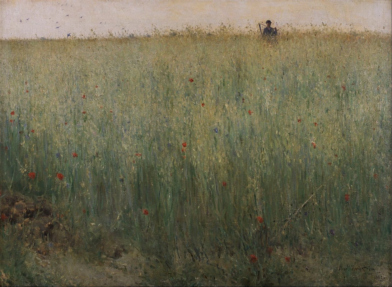 Field of Oats at Grez by Karl Fredrick Nordstrom