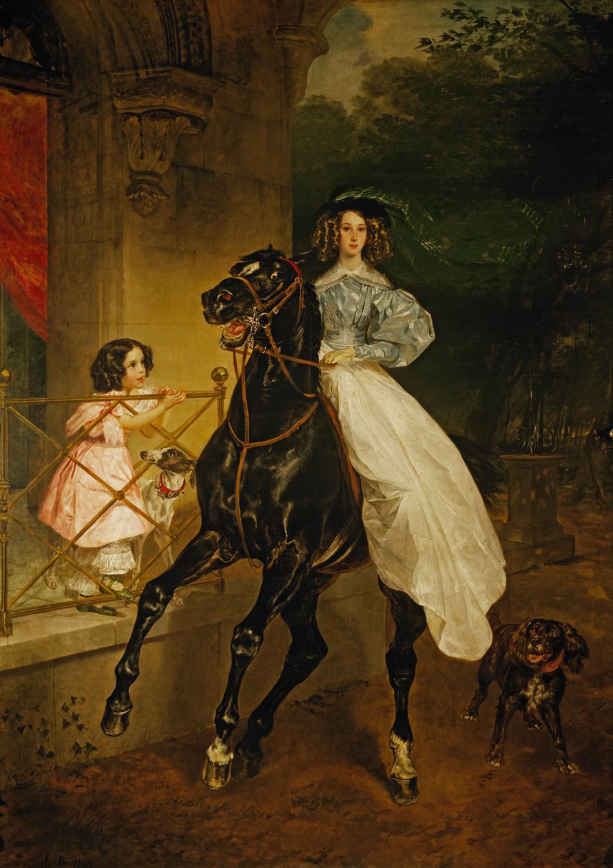 A Rider by Karl Bryullov