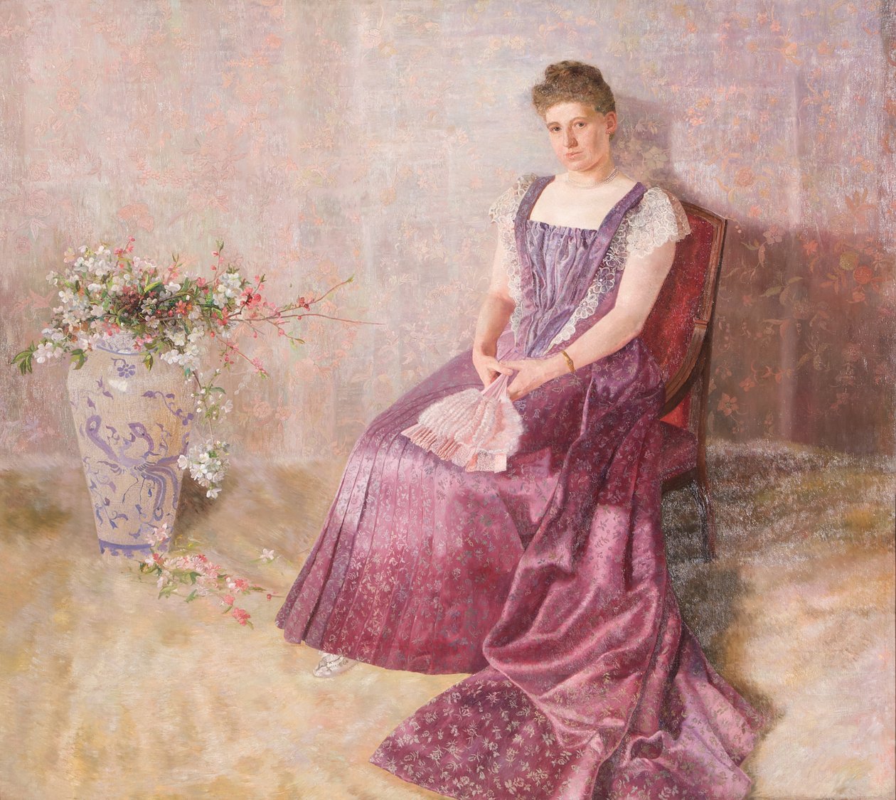 The Purple State Dress. Mrs. von Birkenreuth by Karl Mediz