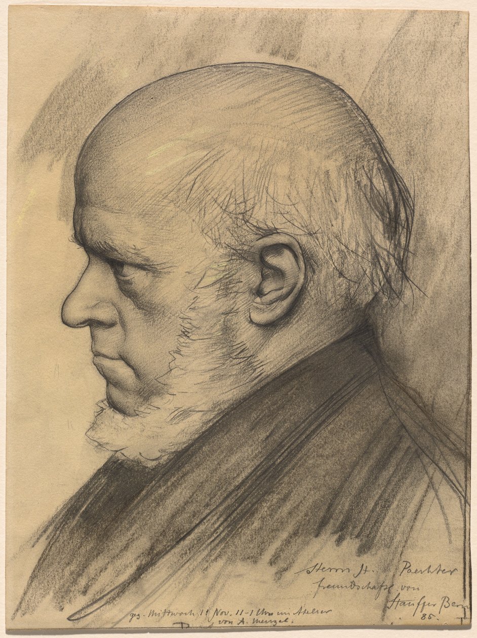 Adolph Menzel by Karl Stauffer Bern