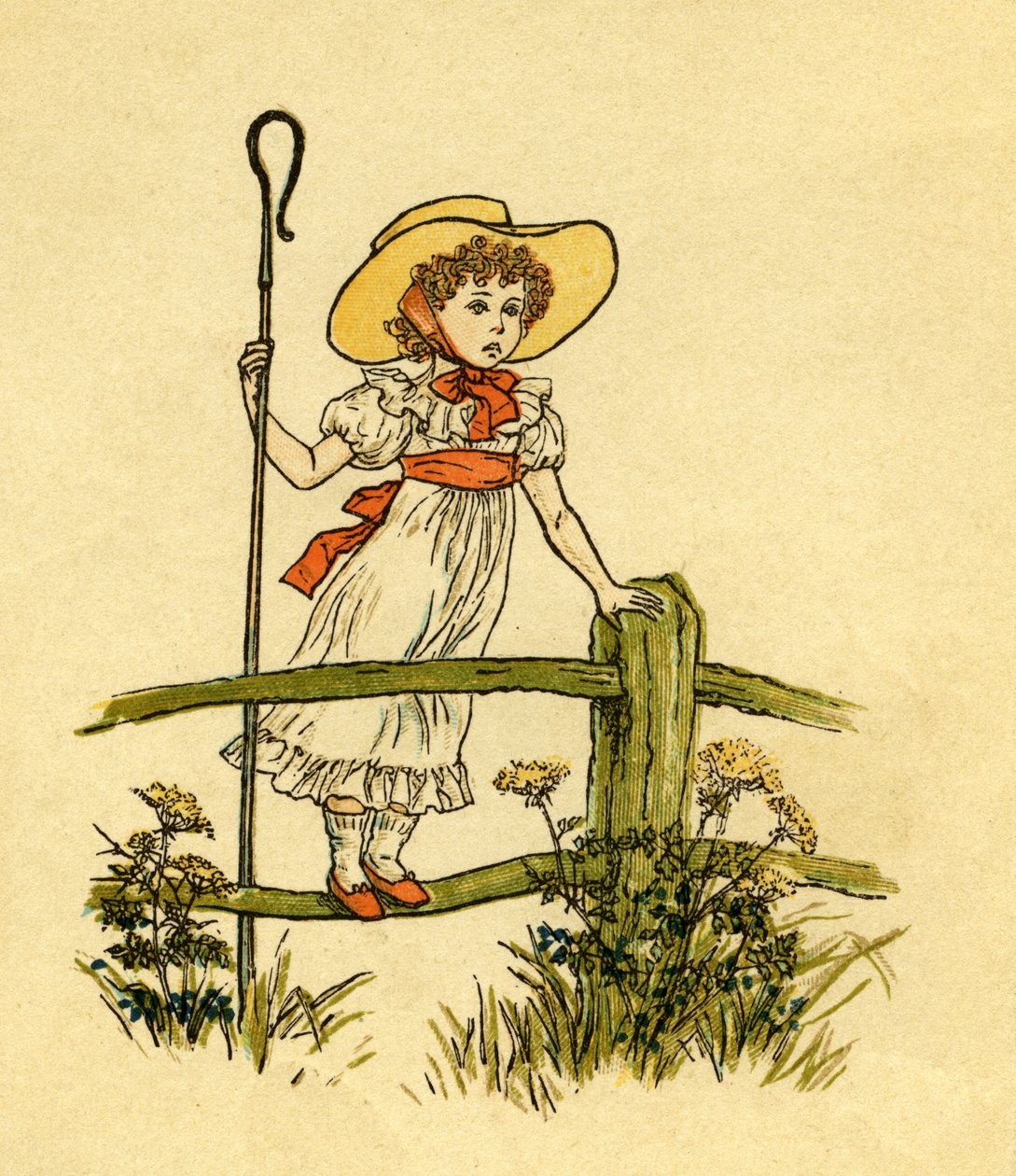 Little Bo-peep by Kate Greenaway