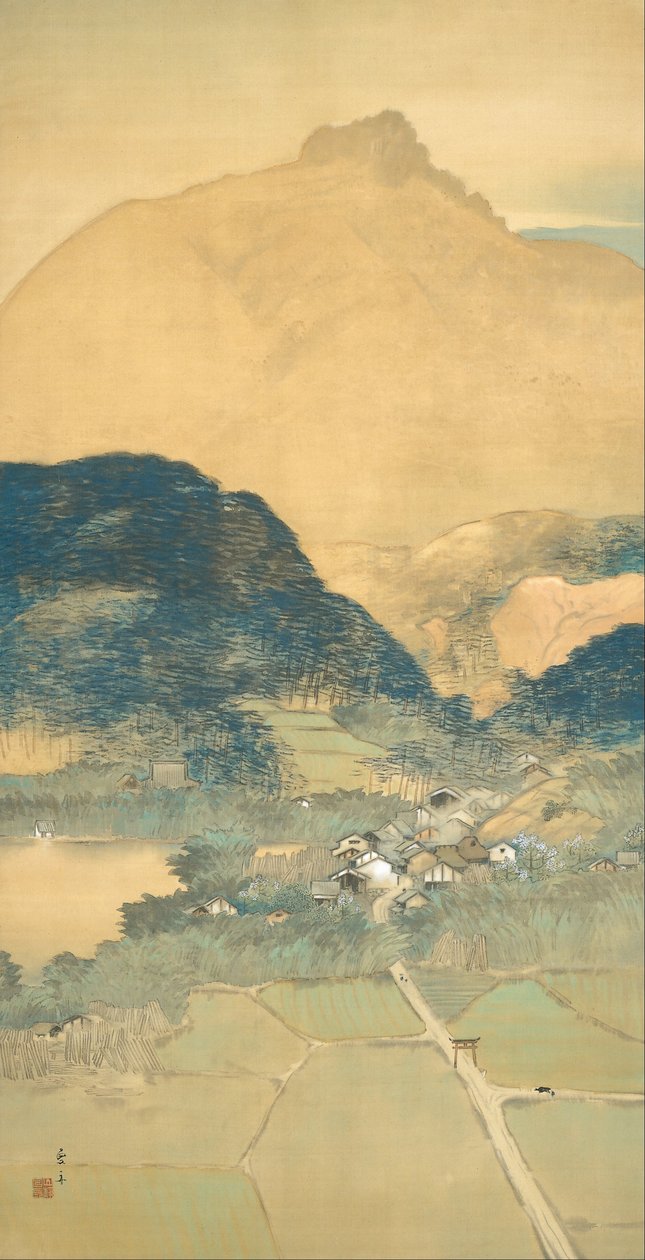 Evening Glow by Kawamura Manshu