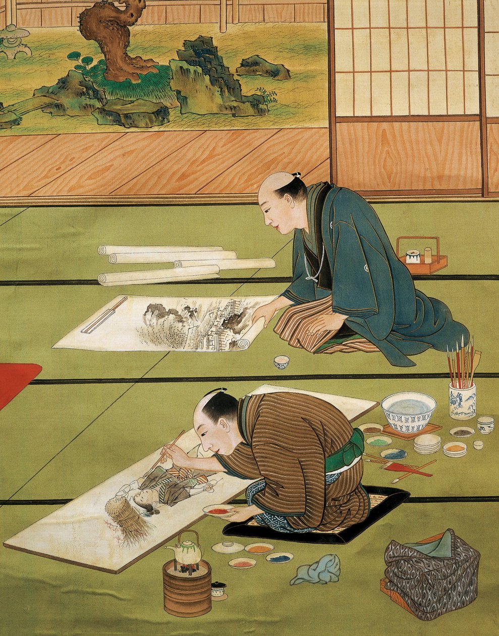 Painting atelier by Keiga Kawahara