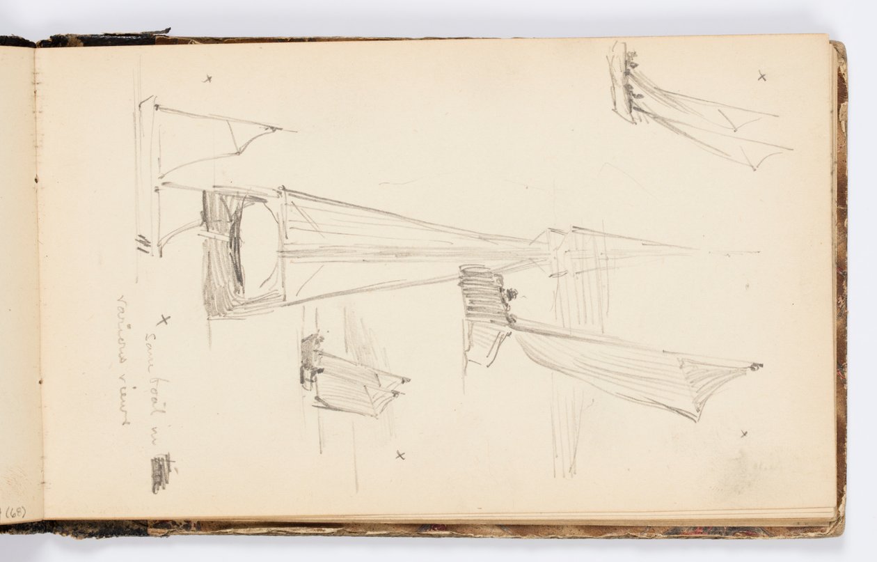 Sketchbook Page by Kenyon Cox
