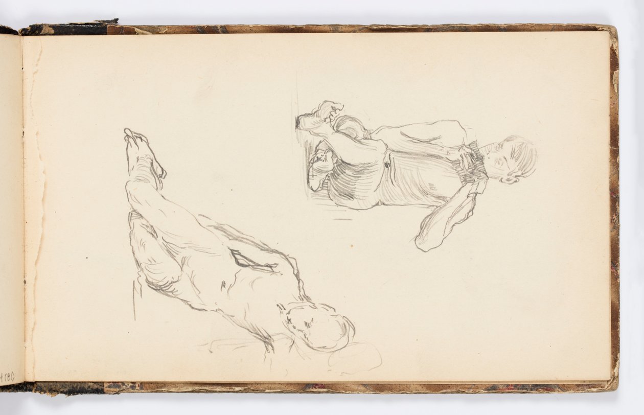 Sketchbook Page by Kenyon Cox