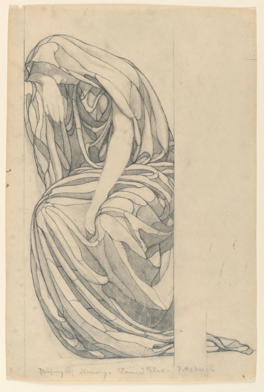 Study for "Memory," Pittsburgh, PA by Kenyon Cox