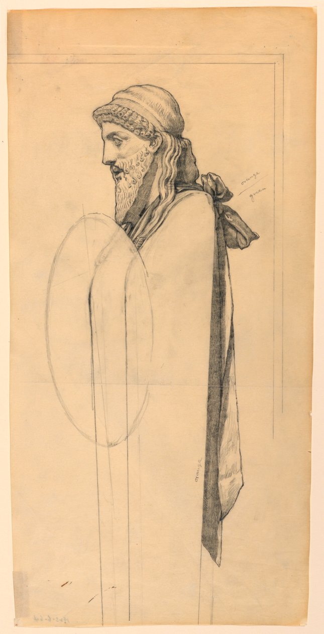 Study for "The Education of Cupid" by Kenyon Cox