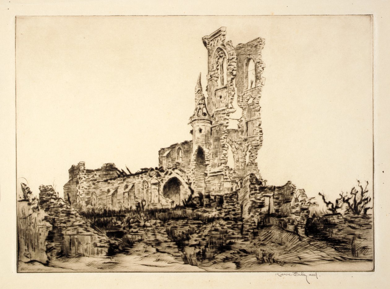 Fleurie Church by Kerr Eby