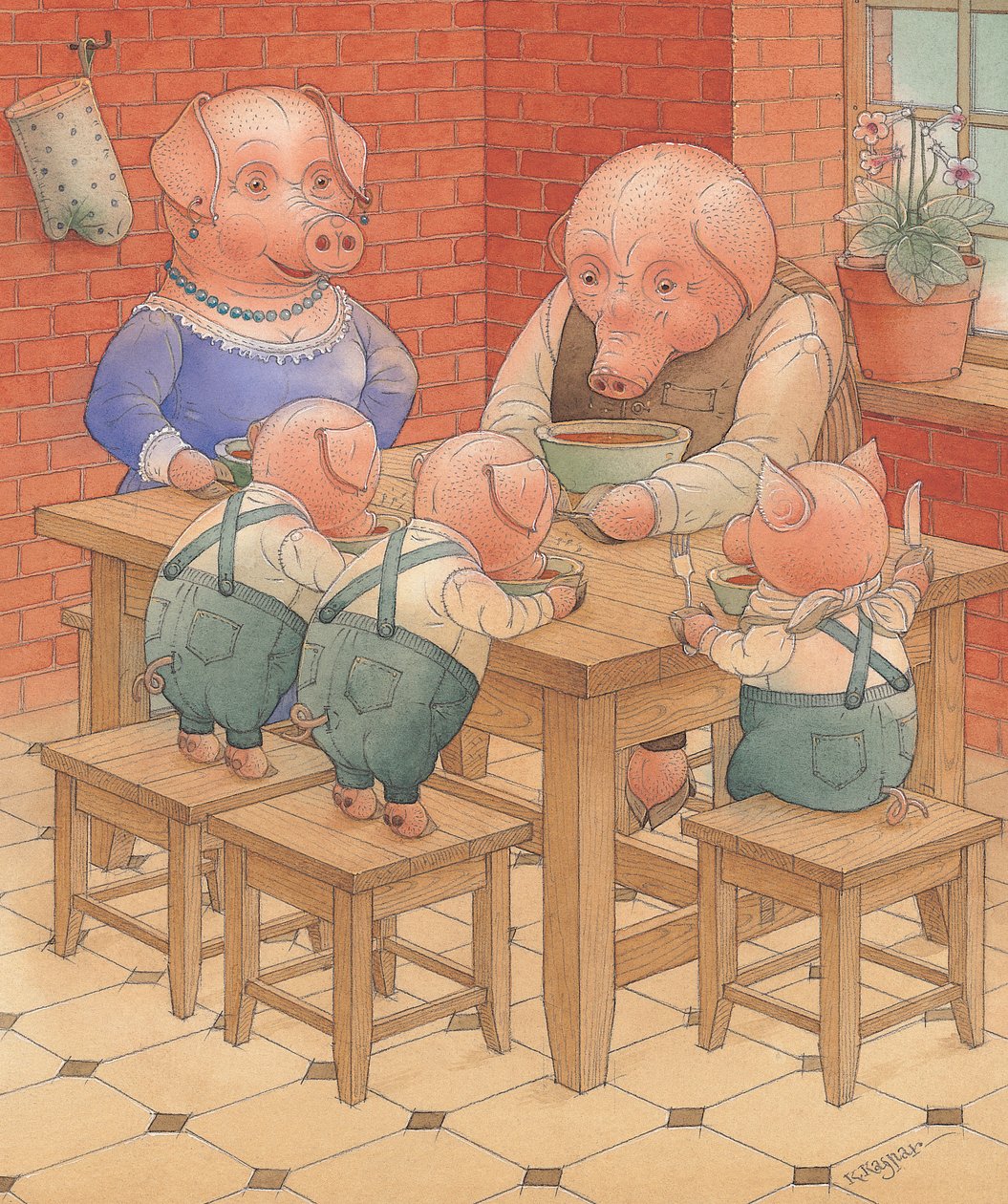 Pigs, 2005 by Kestutis Kasparavicius