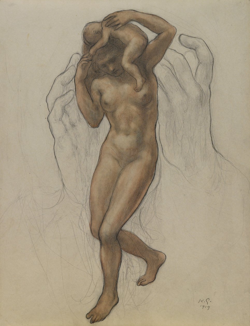 The Burden, 1919 by Khalil Gibran