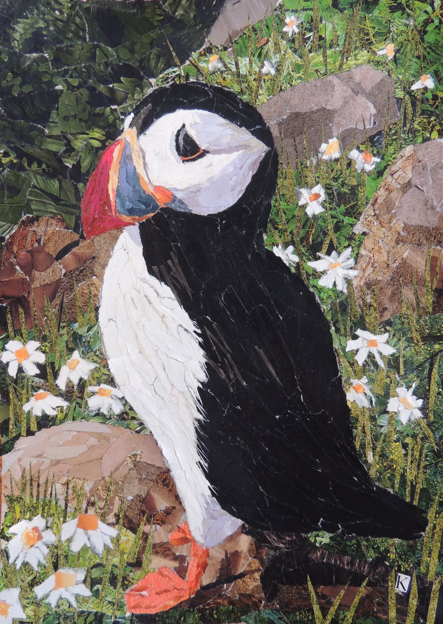 Puffin by Kirstie Adamson