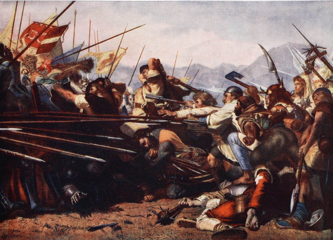 The Battle of Sempach by Konrad Grob