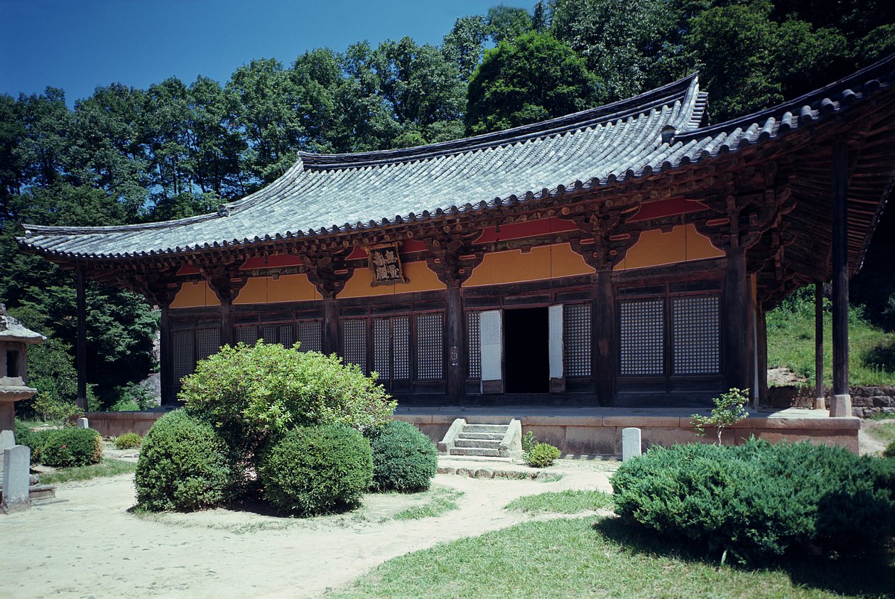 Temple of Pusok-sa by Korean School