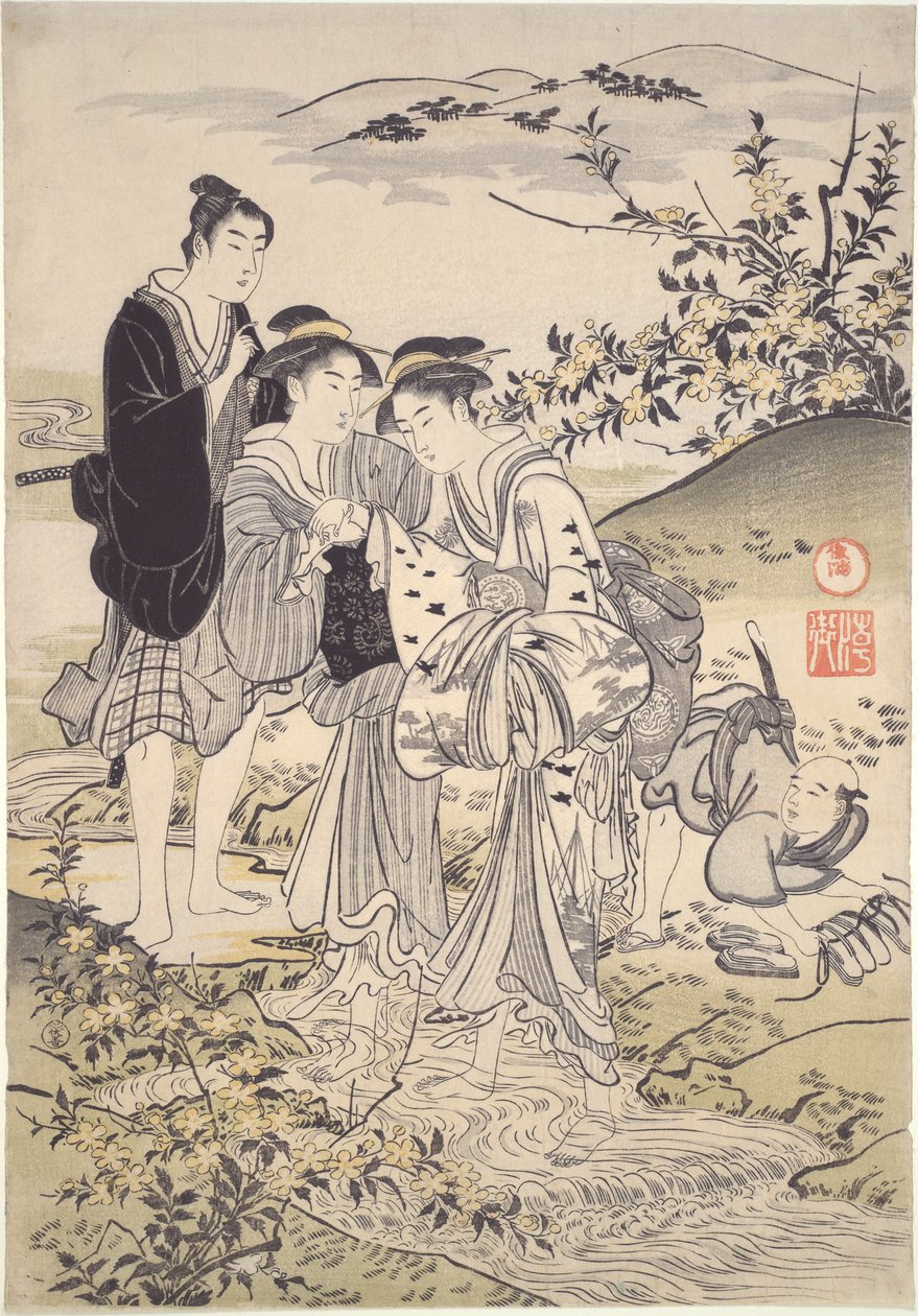Hagi Tamagawa by Kubo Shunman