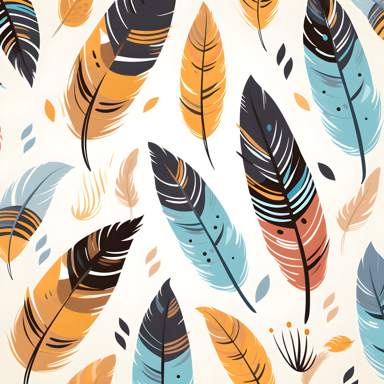Feather Pattern 3 by Kurt Heppke