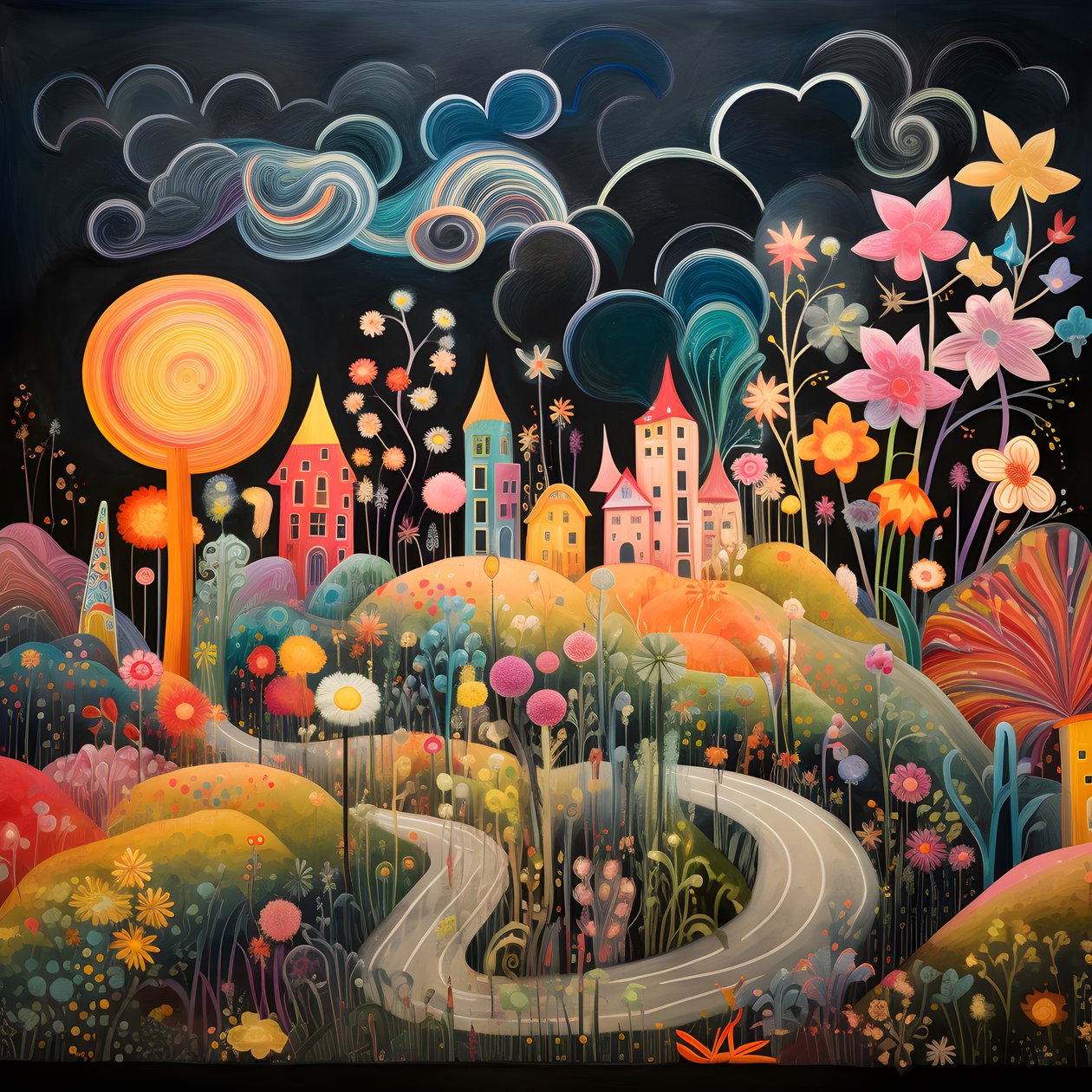 Colorful Gardens 1 by Kurt Heppke