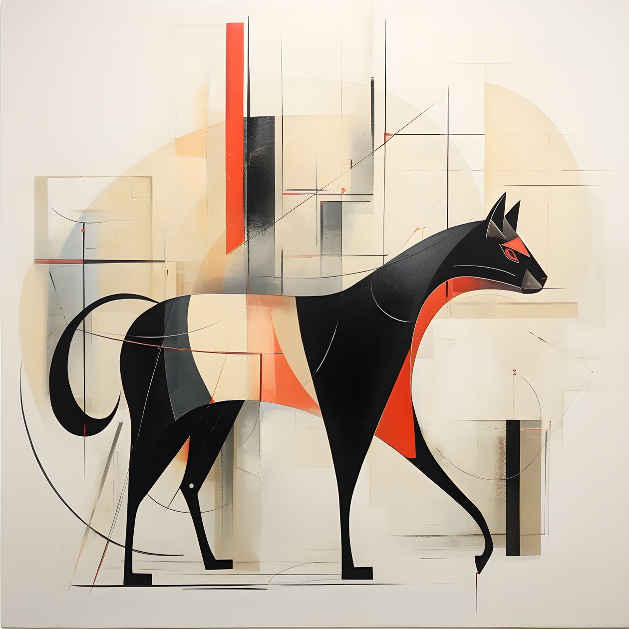 Cat Horse 1 by Kurt Heppke