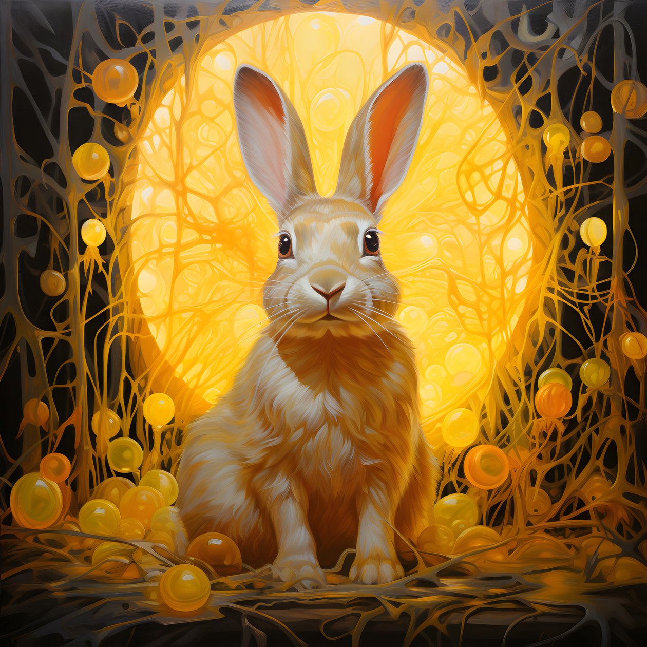 A Yellow Hare 2 by Kurt Heppke