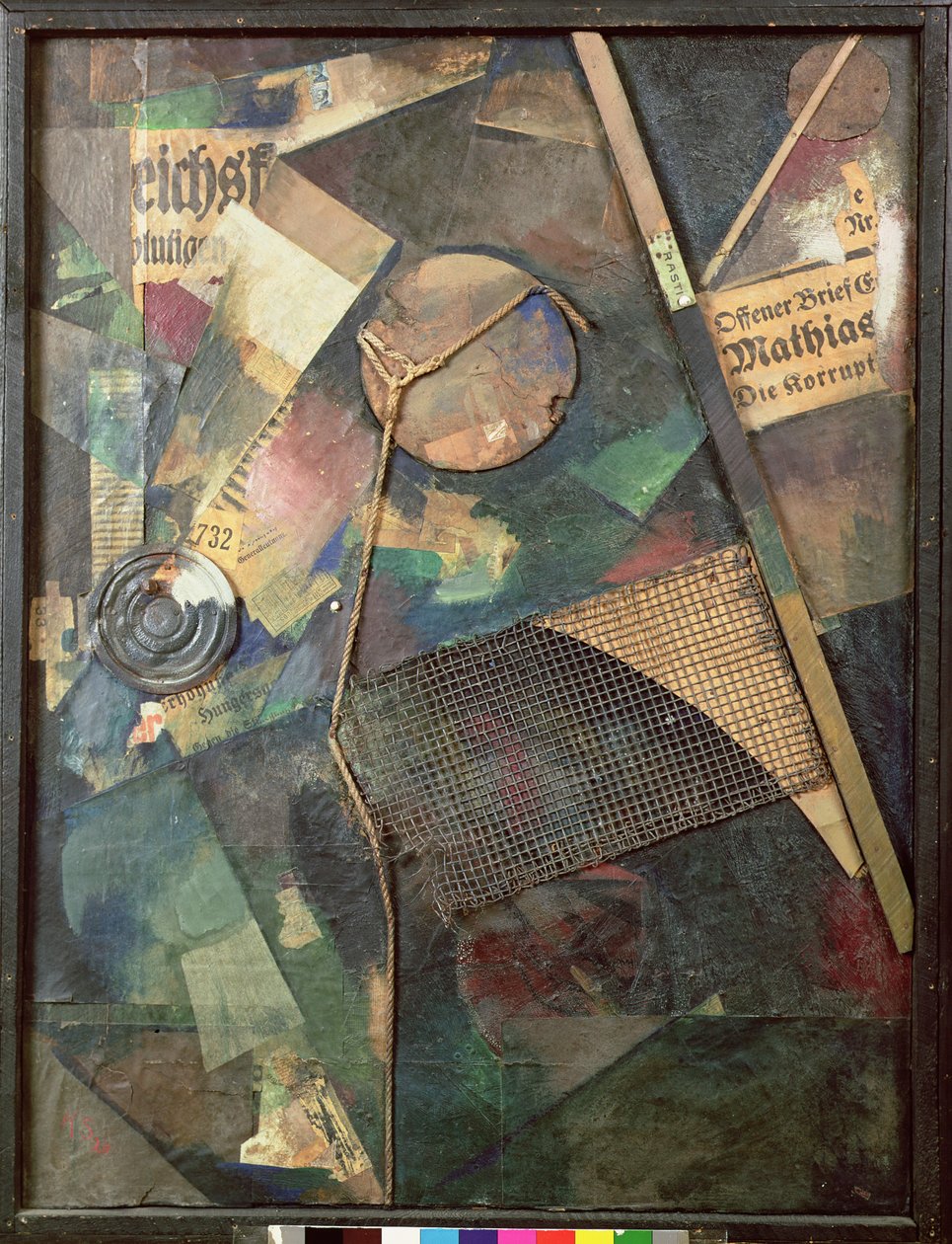 Merzbild by Kurt Schwitters