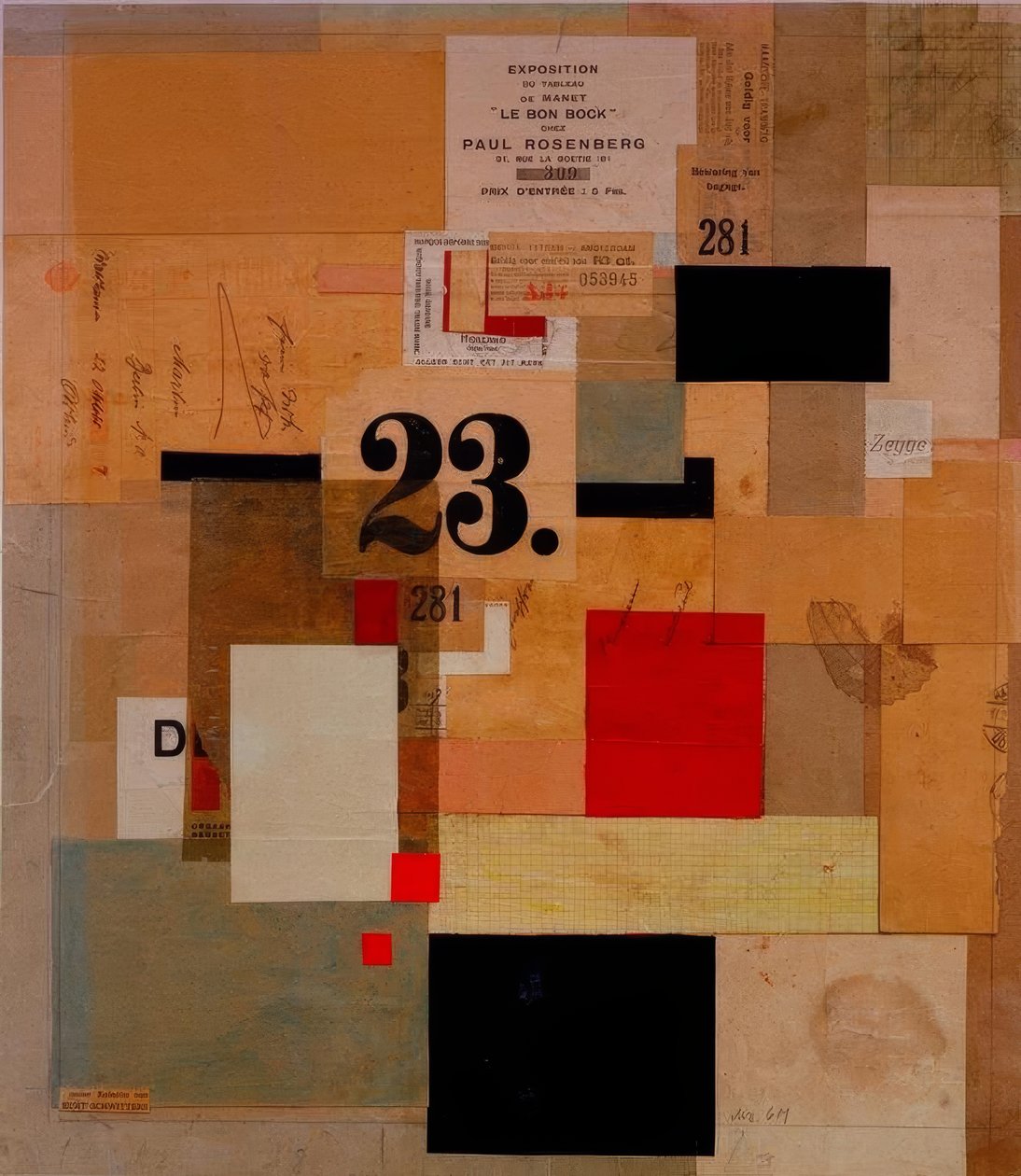 Mz 601 by Kurt Schwitters