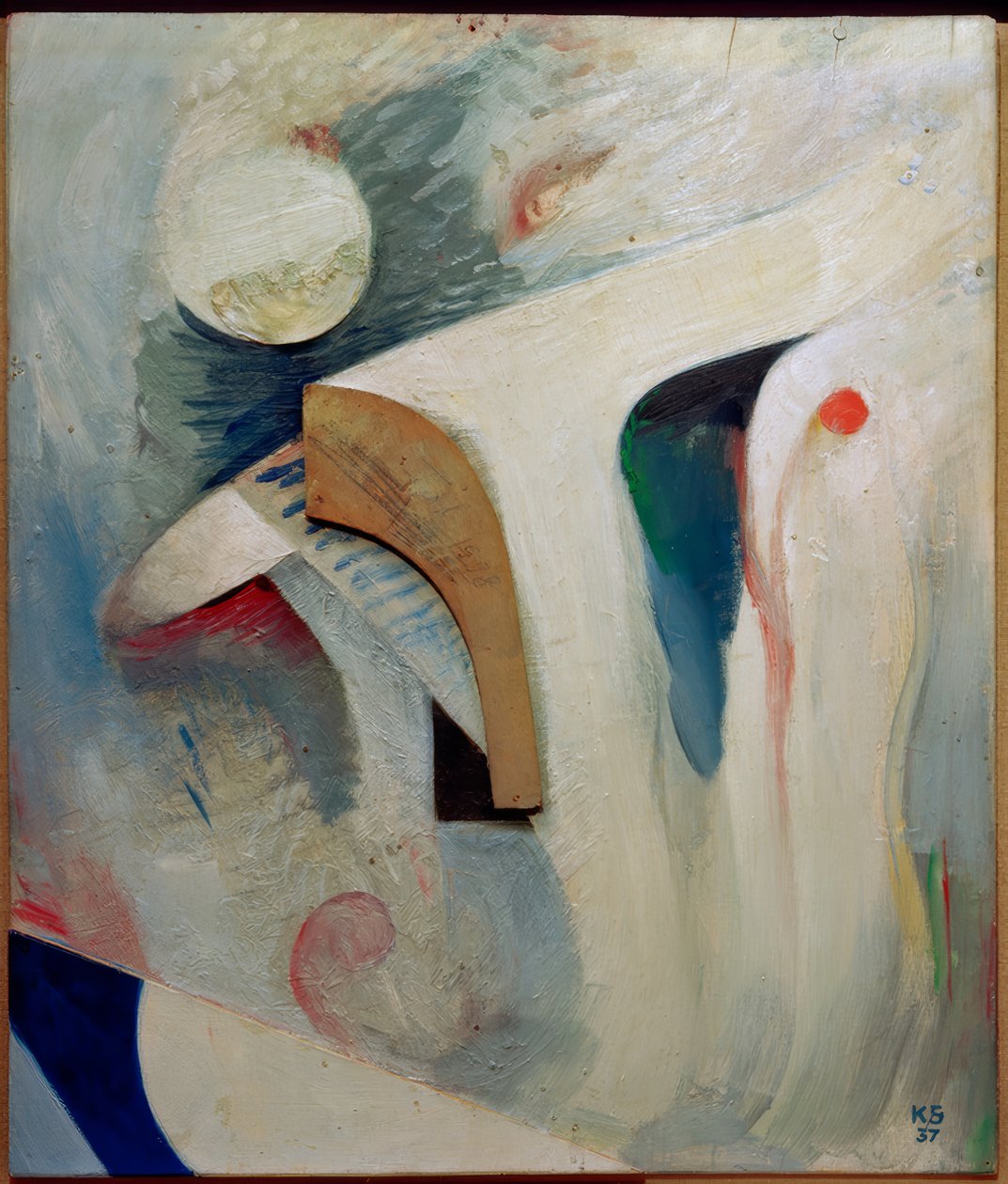 Untitled (Fjord) by Kurt Schwitters