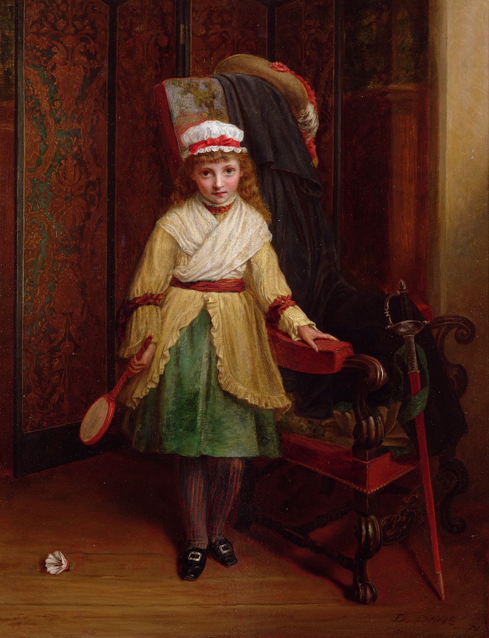 The Shuttlecock Player by L. Davis