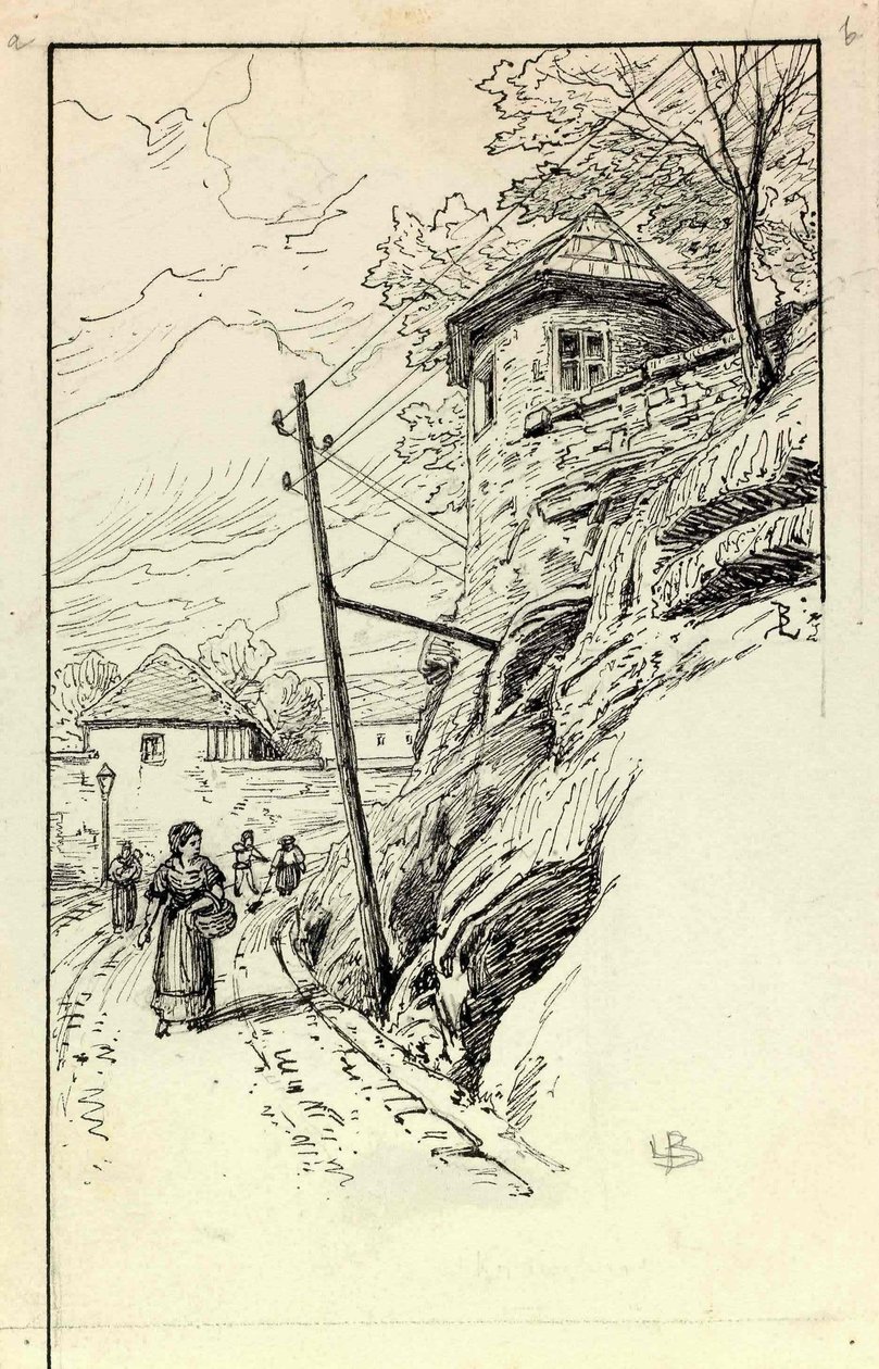 Motif from Kranj by Ladislav Benesch