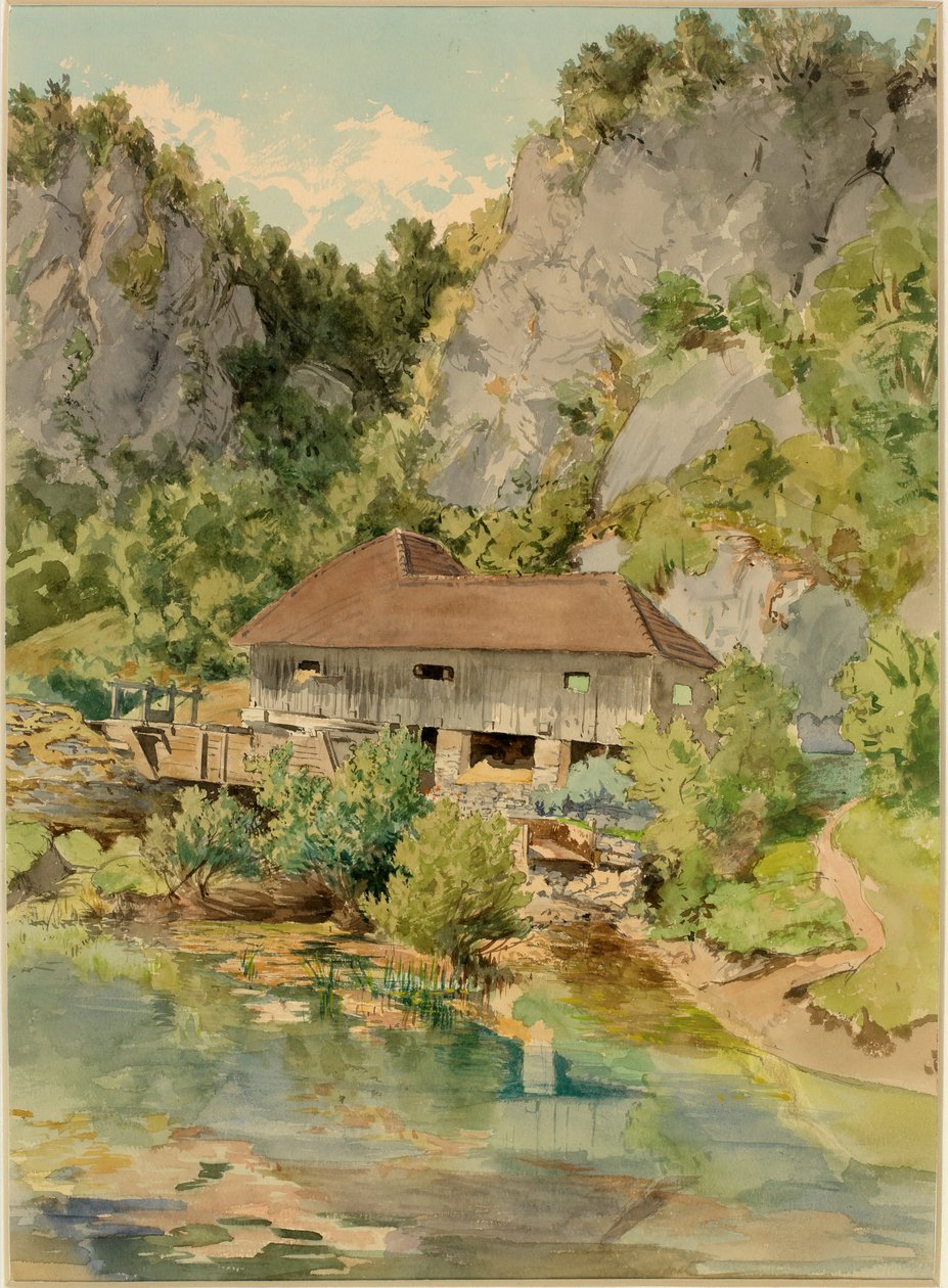 Mocilnik - The Source of the Ljubljanica by Ladislav Benesch