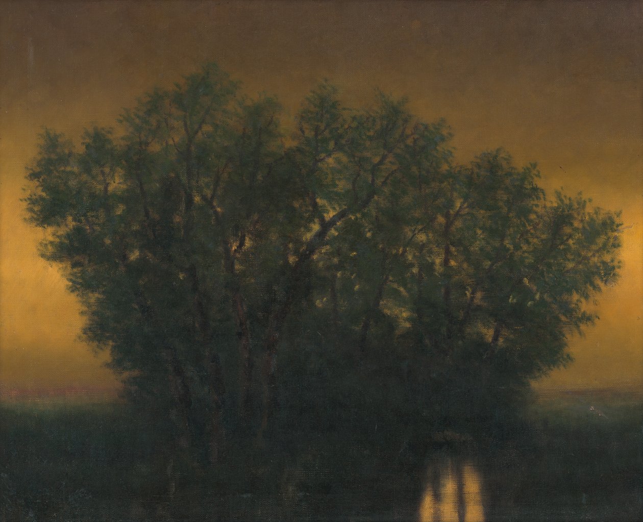 Evening by Laszlo Mednyanszky