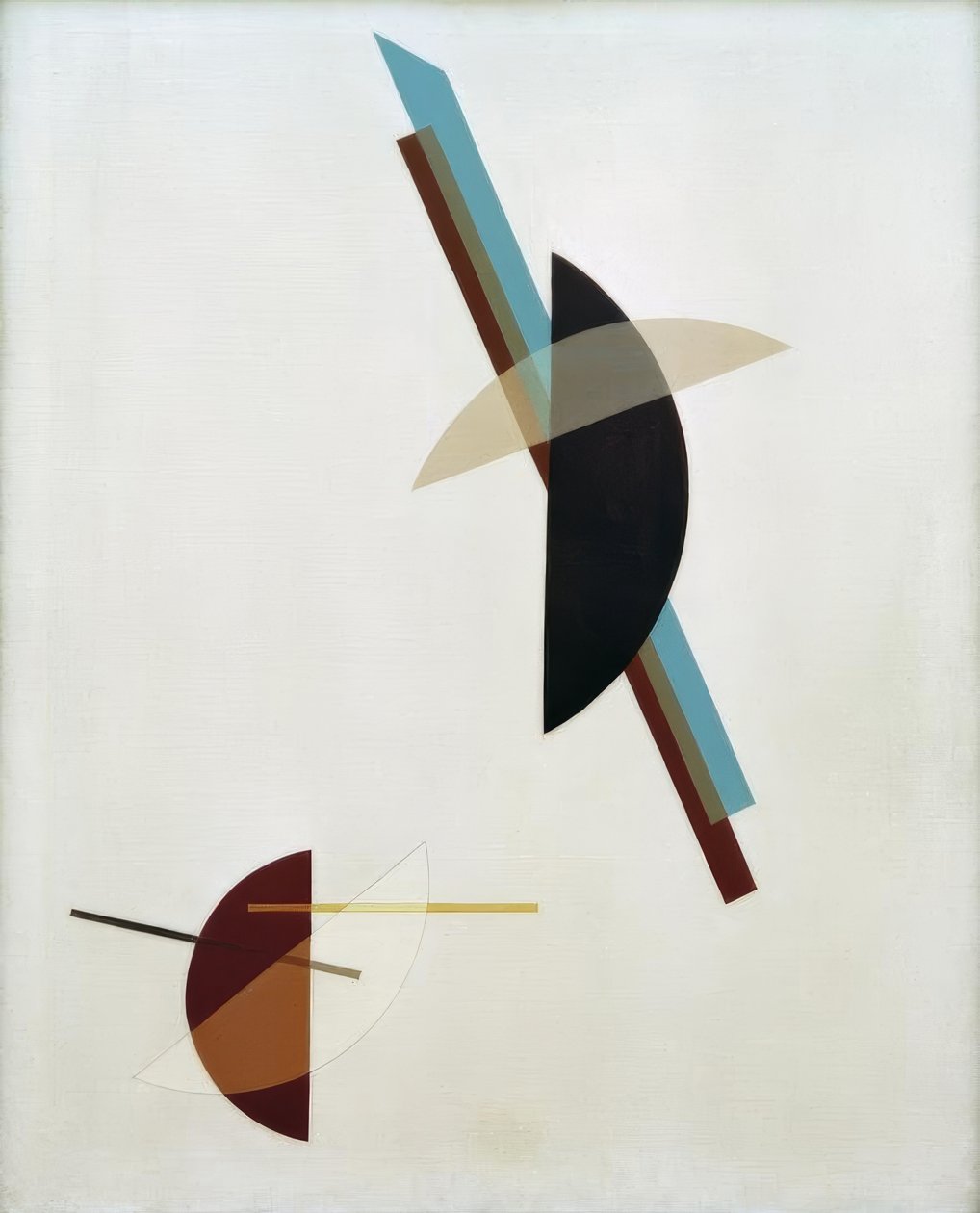 On White Ground by Laszlo Moholy Nagy